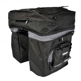 Fischer sacoche porte-bagages 3 compartiment (avec sac à dos)