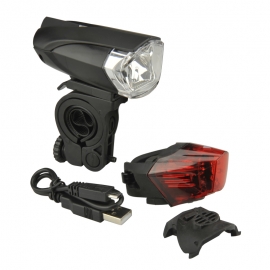 Fischer kit d’éclairage LED/USB avec détecteur de mouvement et capteur crépusculaire, 85354